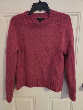 J. Crew Women's Raspberry Crewneck Sweater